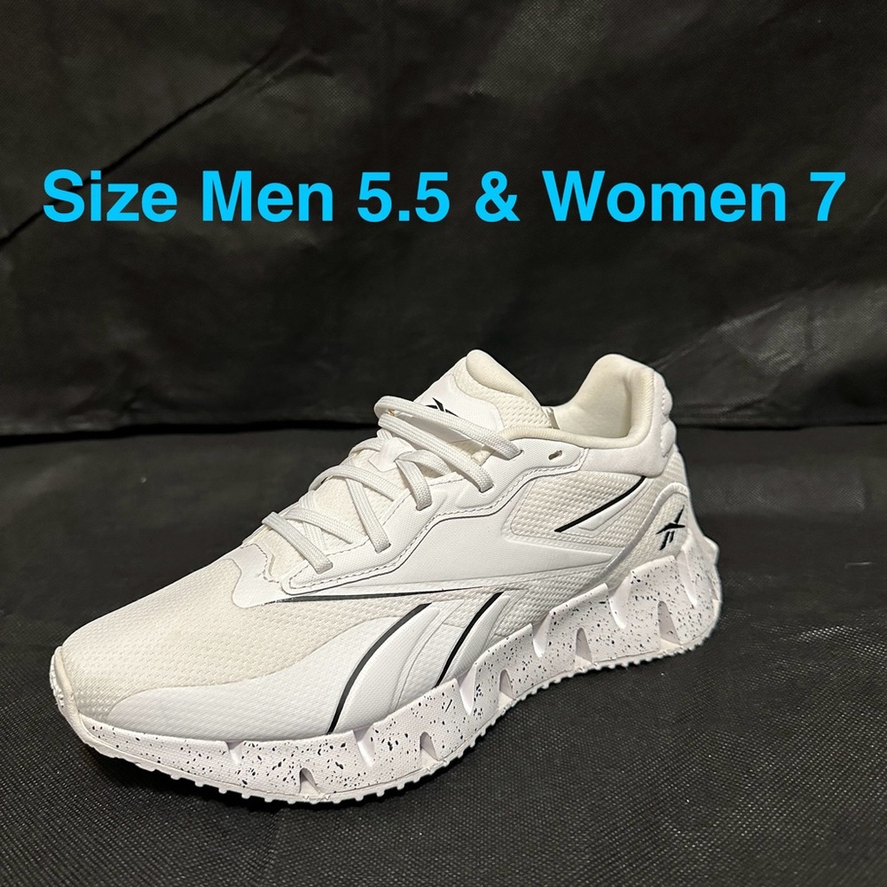 Reebok Men's White and Gray Athletic Shoes
